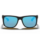 Ray Ban Sunglasses Rb4165 622/55 Justin Black/Blue Gradient Unisex