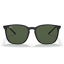 Ray Ban Sunglasses Rb4387 601/71 Black/Green Unisex