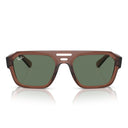Ray Ban Sunglasses Rb4397 667882 Corrigan Brown/Green Unisex
