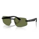 Ray Ban Solglasögon Rb4475 Ch 601 S/2 Sand Svart/Grön Unisex Polarized