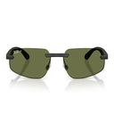Ray Ban Solglasögon Rb4475 Ch 601 S/2 Sand Svart/Grön Unisex Polarized