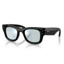 Ray Ban Sunglasses Rb4940 601/30 Wayfarer Puffer X Asap Rocky Black/Silver Mirrored Unisex