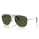 Ray Ban Sunglasses Rb8097 926531 William Titanium Gold/Green Unisex