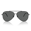 Ray Ban Sunglasses Rbr0101 S 002/Gr Aviator Reverse Black/Dark Gray Unisex
