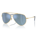 Ray Ban Sunglasses Rbr0101 S 92023 A Aviator Reverse Gold/Blue Unisex