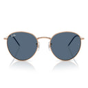 Ray Ban Sunglasses Rbr0103 S 92023 A Round Reverse Rose Gold/Dark Blue Unisex