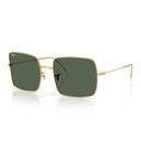 Ray Ban Sunglasses Rbr0104 S 001/Vr Square Reverse Gold Arista/Dark Green Women