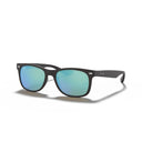 Ray Ban Sunglasses Rj9052 S 100 S55 Wayfarer Kids Black/Blue Mirrored Children