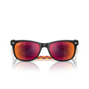 Ray Ban Sunglasses Rj9052 S 70286 Q Wayfarer Kids Black/Brown Mirrored Children