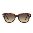 Ray Ban Sunglasses Rb2186 1324 Bg State Street Brown/Brown Gradient Unisex