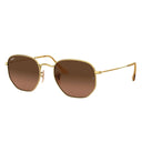 Ray Ban Sunglasses Rb3548 N 912443 Hexagonal Gold/Brown Gradient Unisex