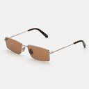 Retro Super Future Sunglasses Chopper Brown Marble Bm5 Silver/Brown Gradient Unisex
