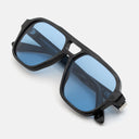 Retro Super Future Sunglasses Maneval Black Cat 0 Jt Black/Blue Unisex