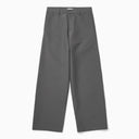 1989 Studio Curved Flared Pants Dark Grey