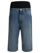 Alaïa Bermuda Shorts With Knit Belt