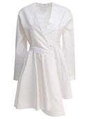Alaïa asymmetrisk kort kjole