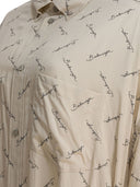 Balenciaga oversized overhemd met logo