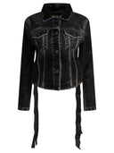 Balenciaga Denim Jacket With Laces