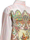 Etro Gestreept Shirt Met Print Op De Achterkant