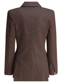Max Mara Denim Effect Cotton Blazer