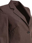 Max Mara Denim Effect Cotton Blazer