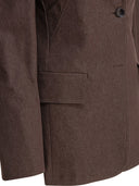 Max Mara Denim Effect Cotton Blazer