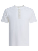 Buzz Rickson's Cotton T Shirt With Buttons