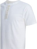 Buzz Rickson's Cotton T Shirt With Buttons