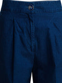 Valentino Wide Leg Jeans With Pleats