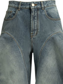 Jeans Alaïa a gamba larga