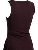 Abito midi asimmetrico Alaïa