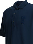 Ami Paris Polo Shirt With Buttons And Logo