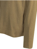 A.Presse Crew Neck Sweater With Buttons