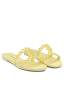 Aquazzura "Inifinity Chain" Slides