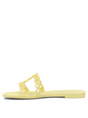 Aquazzura "Inifinity Chain" Slides