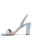 Aquazzura "So Nude Block 85mm" Heeled Sandals