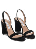 Aquazzura "So Nude Block 85mm" Heeled Sandals