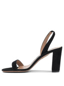 Aquazzura "So Nude Block 85mm" Heeled Sandals