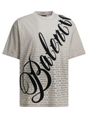 Balenciaga „Big B“ T-Shirt mit Rundhalsausschnitt