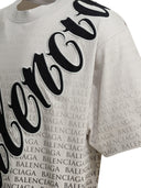 Balenciaga „Big B“ T-Shirt mit Rundhalsausschnitt