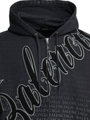 Balenciaga Sweat à capuche zippé « Big B »