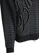 Balenciaga Sweat à capuche zippé « Big B »