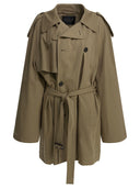 Trench corto Balenciaga color esploratore