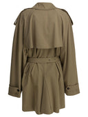 Trench corto Balenciaga color esploratore