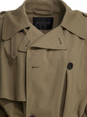 Trench corto Balenciaga color esploratore