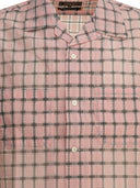 Beams Plus "Open Collar Nylon Airy Plaid" Casual Shirt