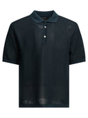 Beams Plus Polo Shirt With Buttons Made Of Washi Yarn