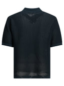 Beams Plus Polo Shirt With Buttons Made Of Washi Yarn
