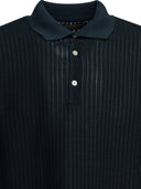 Beams Plus Polo Shirt With Buttons Made Of Washi Yarn