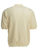 Beams Plus Textured Knit Zipper Polo Shirt